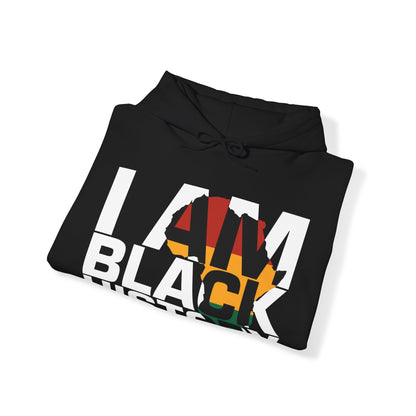 I Am Black History Unisex Heavy Blend™ Hooded Sweatshirt