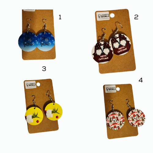 Holiday Cheer Earrings - Assorted Designs