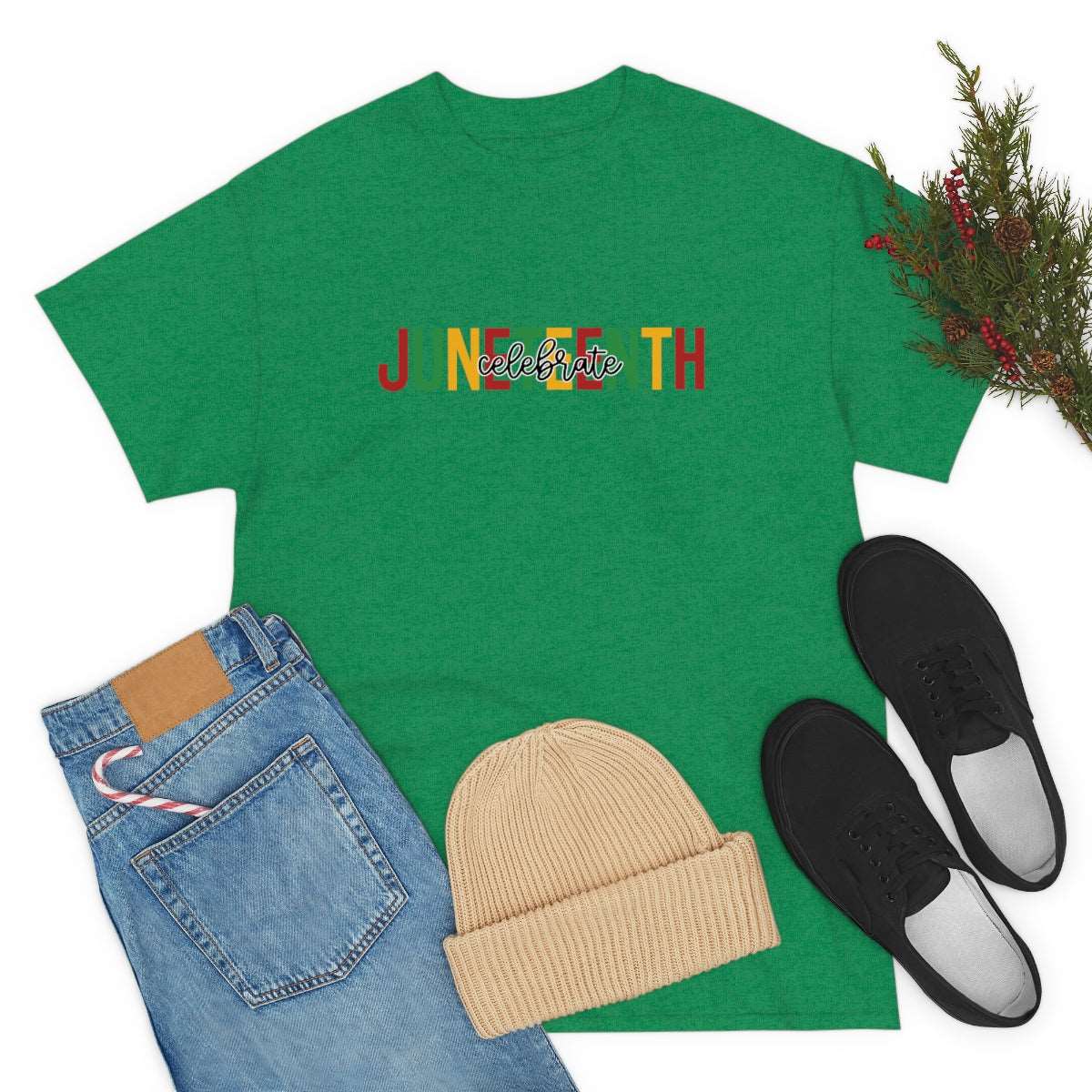 Celebrate Juneteenth Unisex Heavy Cotton Tee