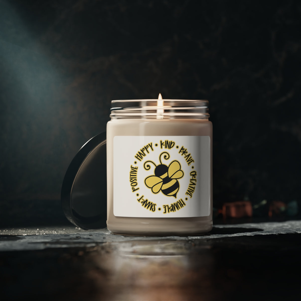 White Sage & Lavender Scented Soy Candle, 9oz