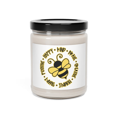 Bee Kind White Sage & Lavender Scented Soy Candle, 9oz