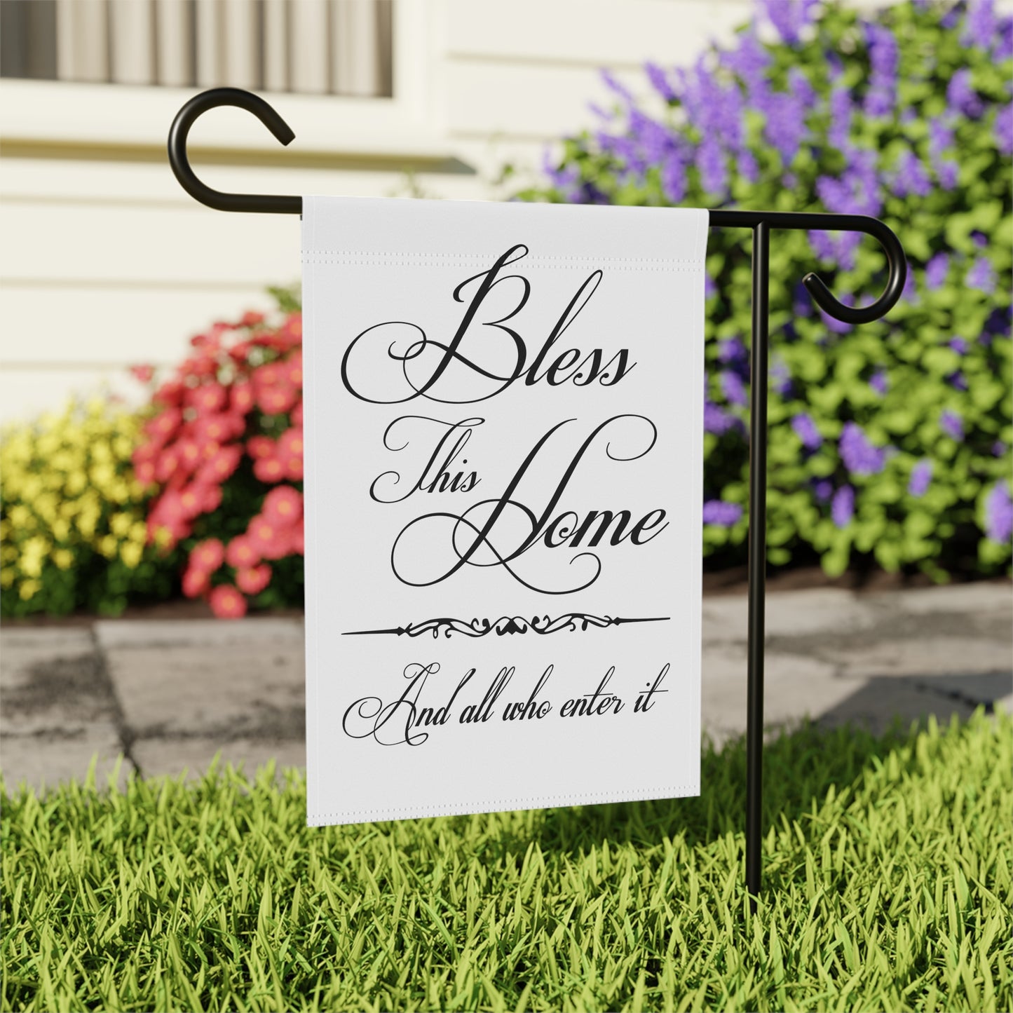 Bless This Home Garden & House Banner