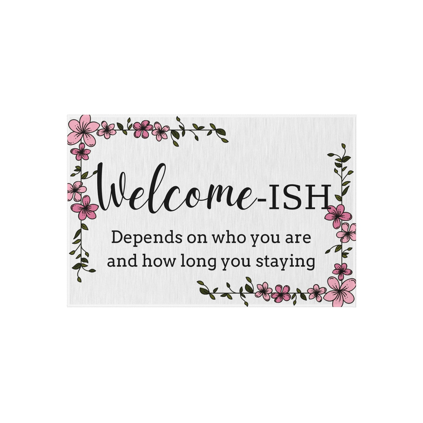 Welcome-ISH Outdoor Rug