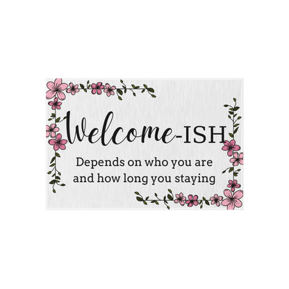 Welcome-ISH Outdoor Rug