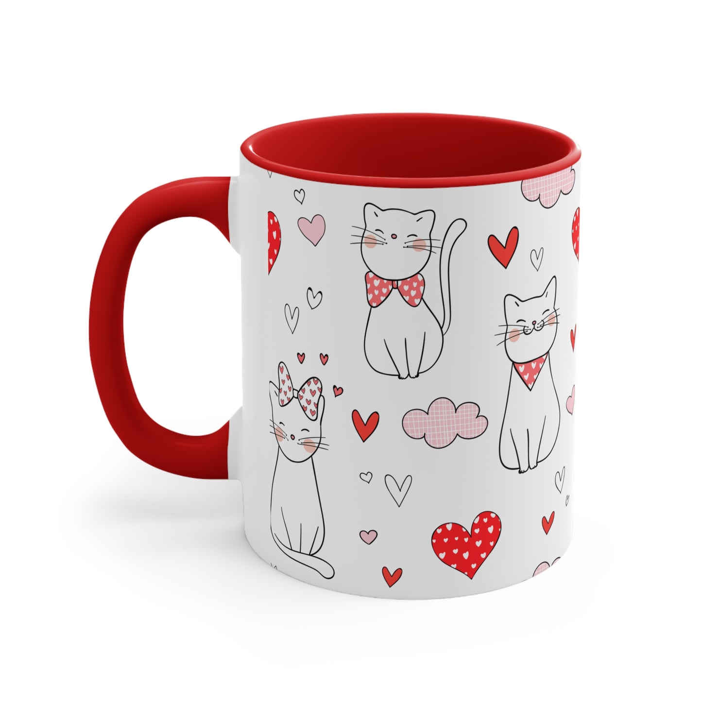 Cat Lover Accent Coffee Mug, 11oz