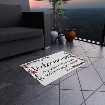 Welcome-ISH Outdoor Rug