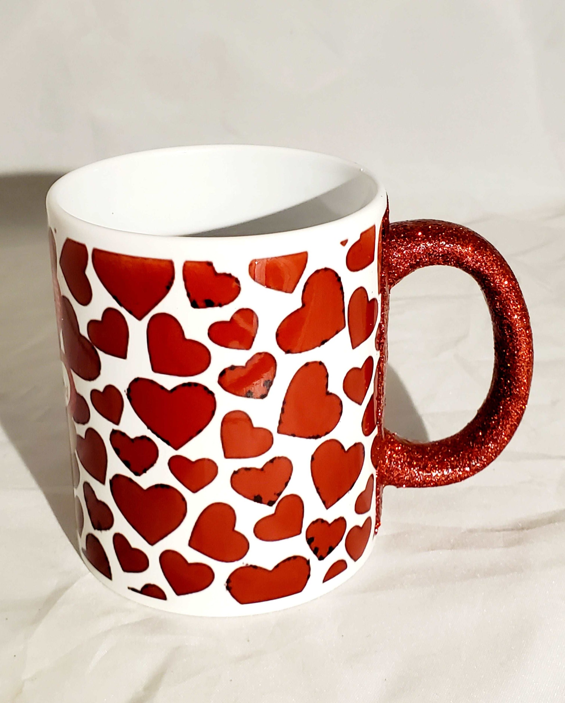 I Love You To The Moon & Back Valentine Teddy Bear Sublimation Ceramic Mug