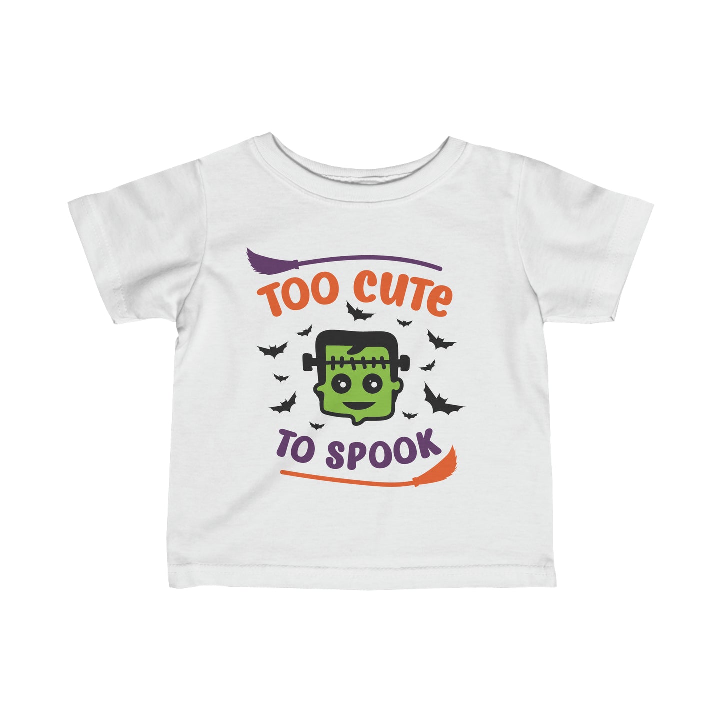Too Cute to Spook Infant Fine Jersey Tee