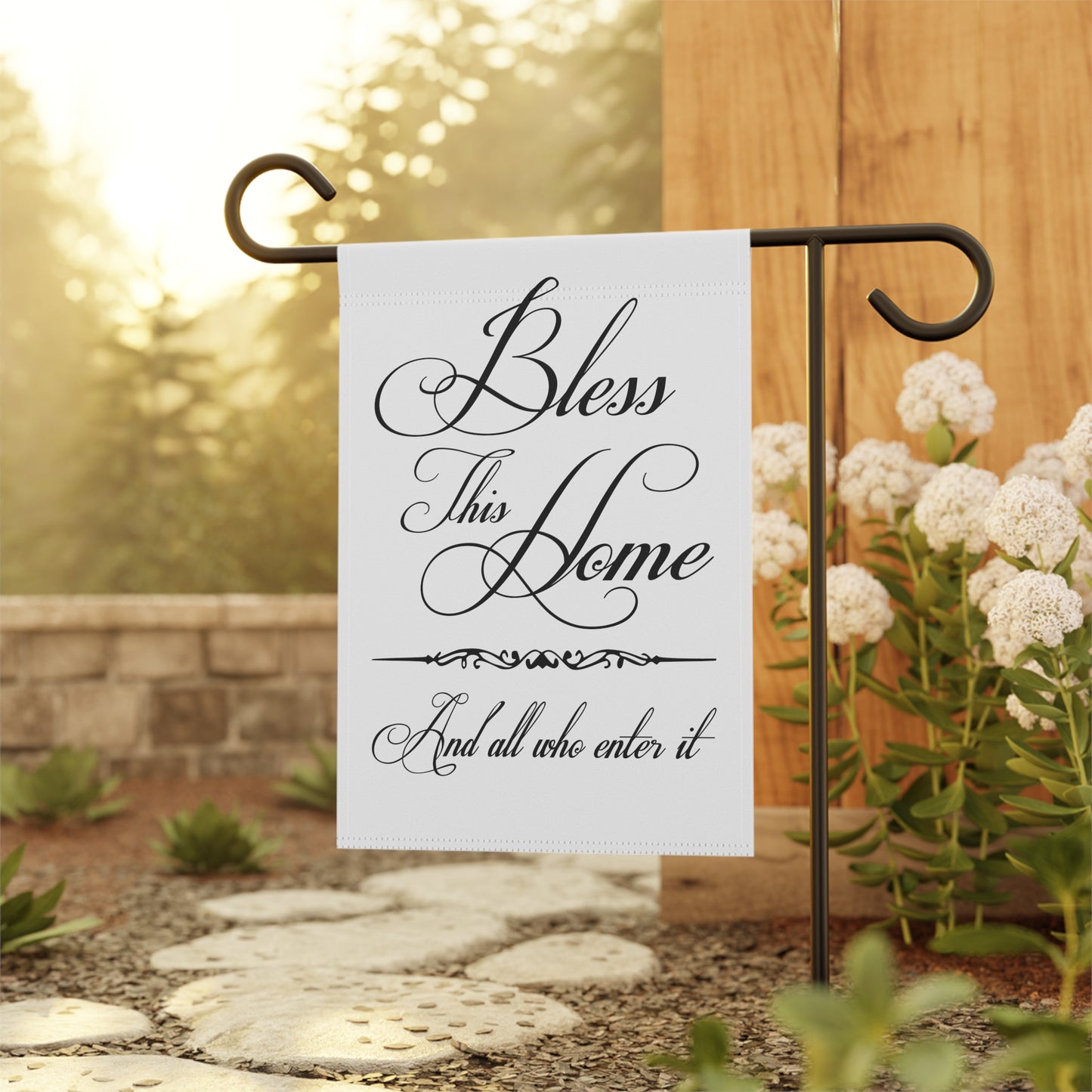 Bless This Home Garden & House Banner