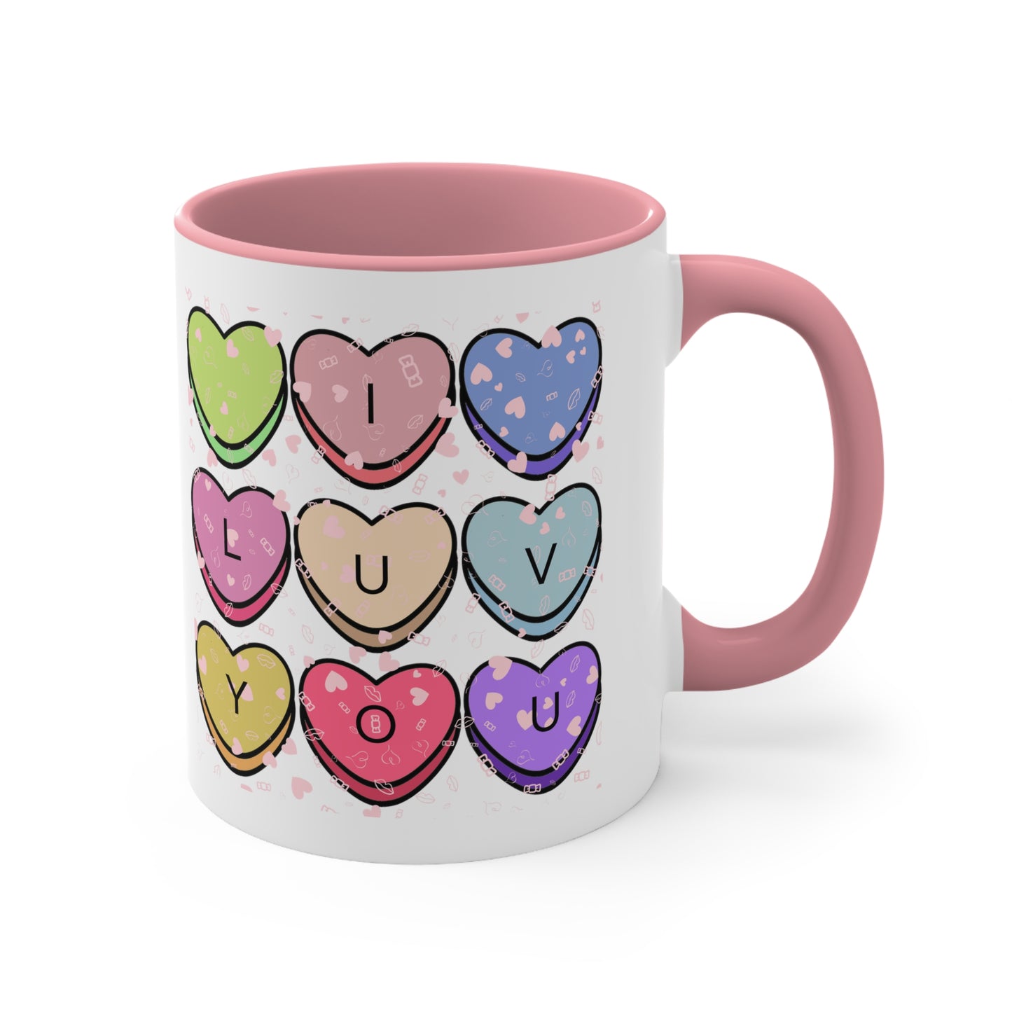 I Love You Accent Coffee Mug, 11oz