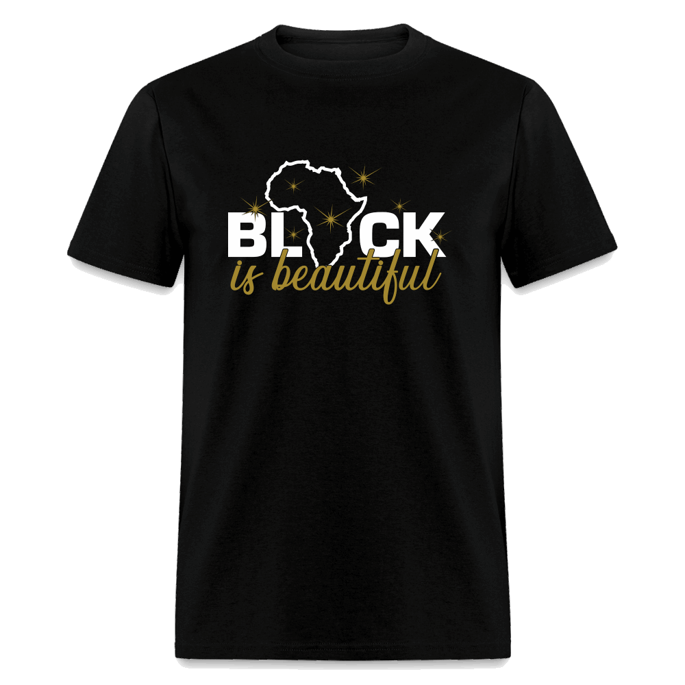 Black Is Beautiful Unisex Classic T-Shirt - black