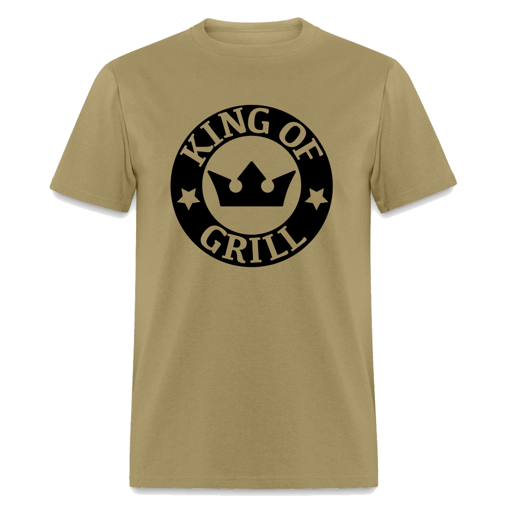 Unisex Classic T-Shirt - King Of Grill - khaki
