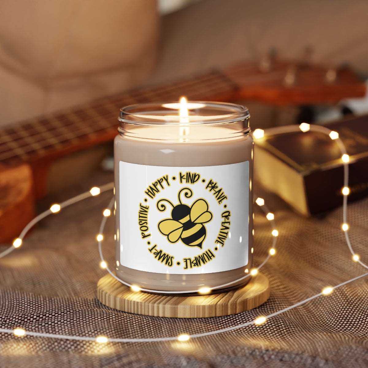 White Sage & Lavender Scented Soy Candle, 9oz