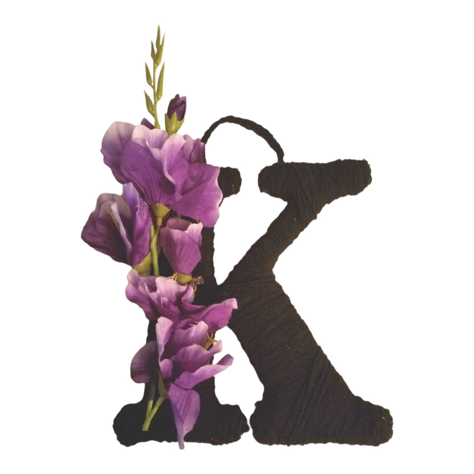 Jute Wrapped Monogram Wreath
