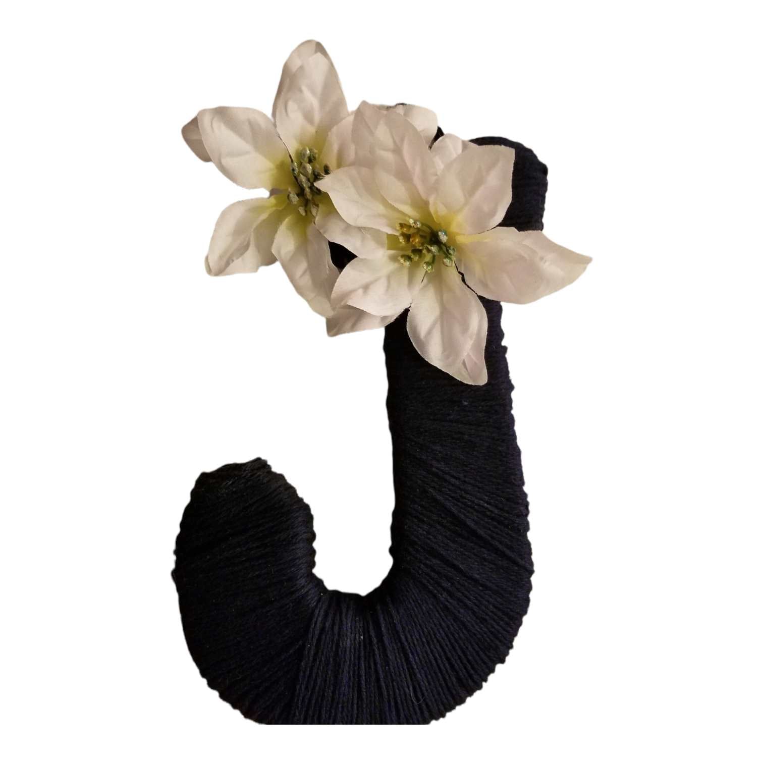 Jute Wrapped Monogram Wreath