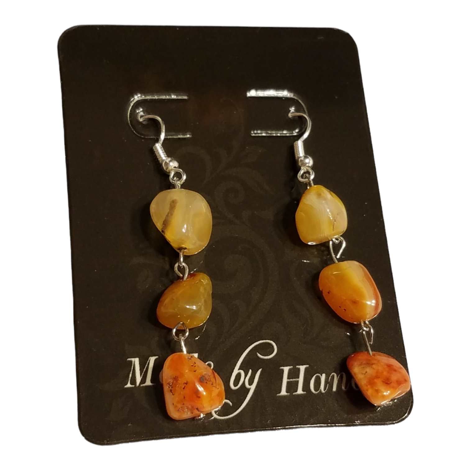 Gemstone Dangle Earrings