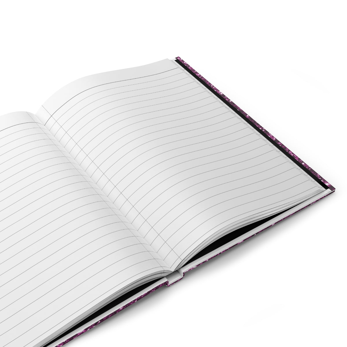 Queen Purple Glitter Print Hardcover Journal Matte