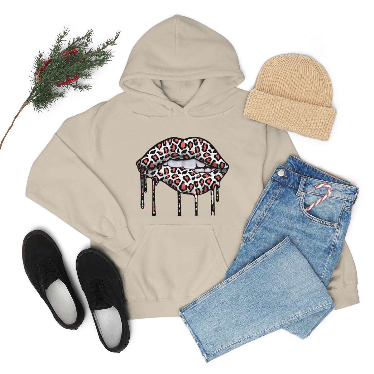 Cheetah Lips Heavy Blend™ Hooded Sweatshirt