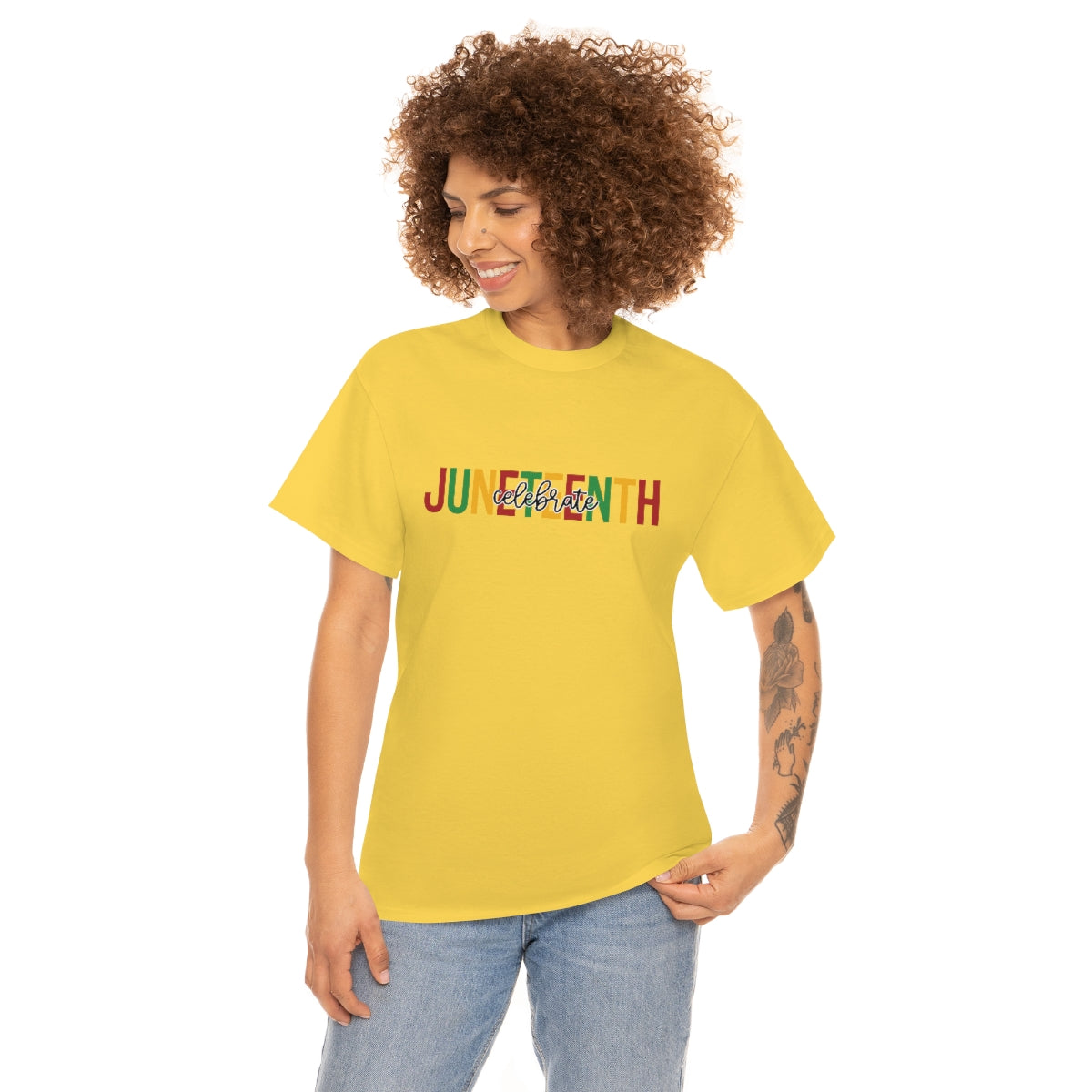 Celebrate Juneteenth Unisex Heavy Cotton Tee