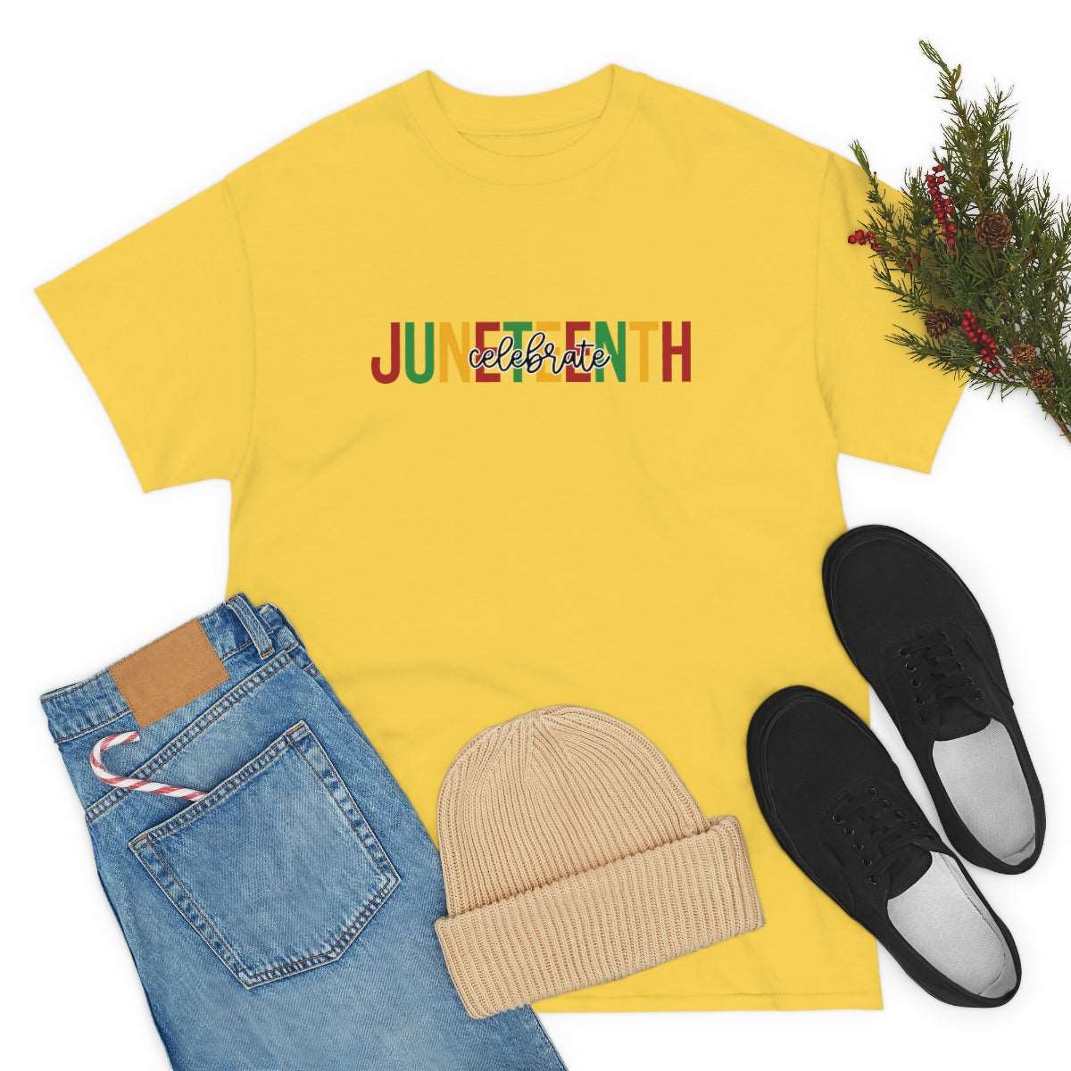 Celebrate Juneteenth Unisex Heavy Cotton Tee