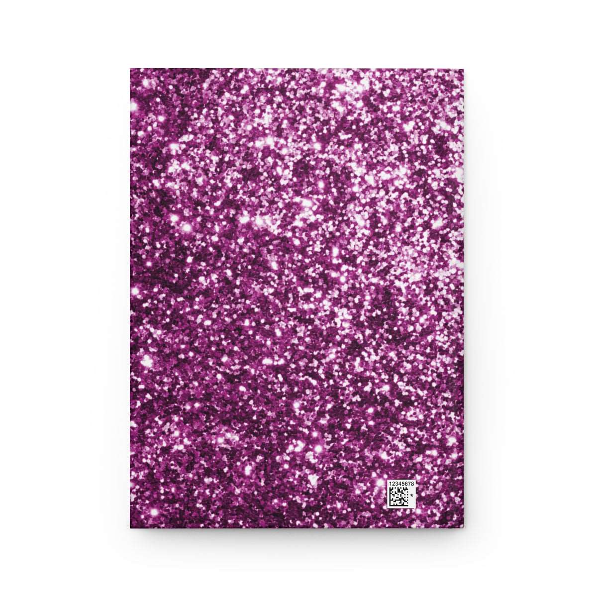 Queen Purple Glitter Print Hardcover Journal Matte